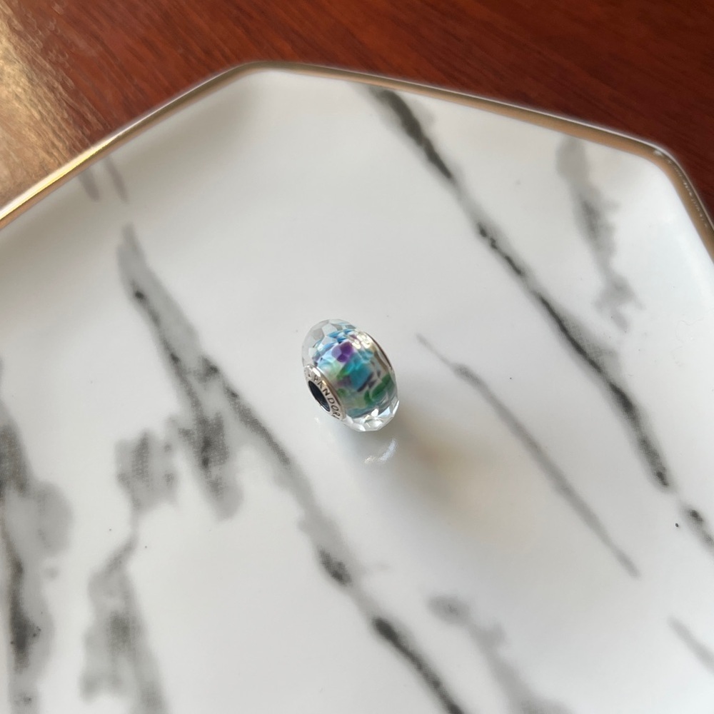 Pandora Tropical Sea Glass Fascinating Murano Glass Charm